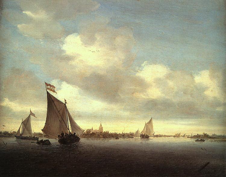 Saloman van Ruysdael Marine oil painting image